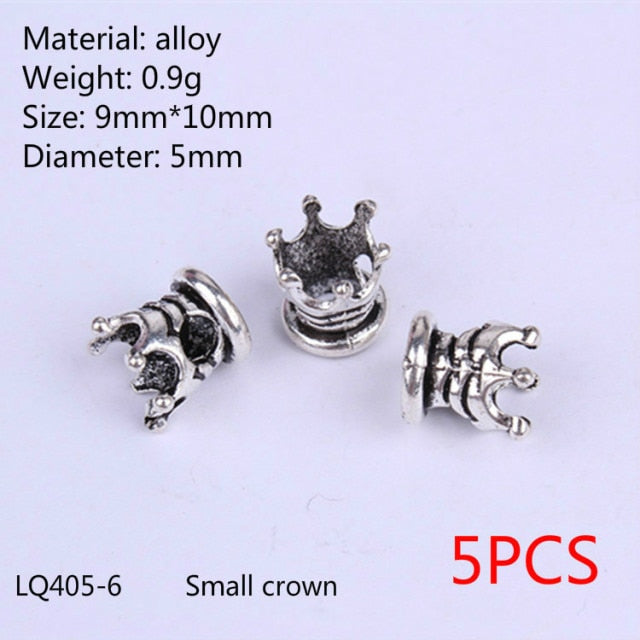 Vintage silver adjustable viking hair dread Braids dreadlock beard Beads cuffs clips for Hair Rings women men accessories