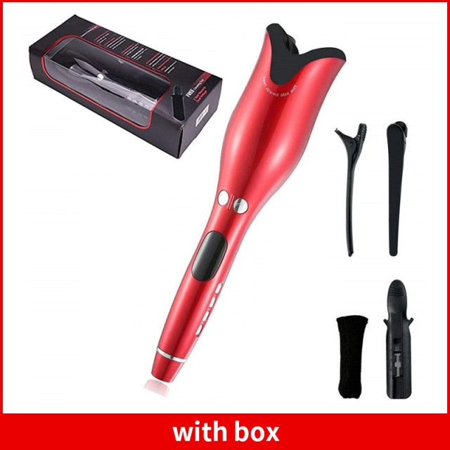 Multi-Automatic Hair Curler Hair Curling Iron LCD Ceramic Rotating Hair Waver Magic Curling Wand Irons Hair Styling Tools